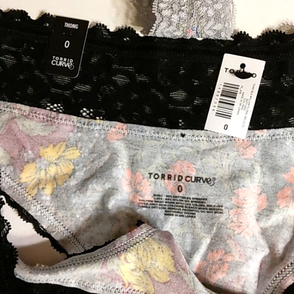 NWT☆Bundle☆Lot Plus Size Torrid & Xhilaration Lace Thong Panties Set☆ - Picture 5 of 10